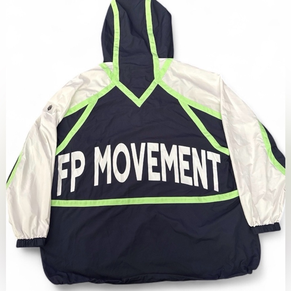 Free People Movement Cares Like the Wind Block Logo Combo Jacket Size S NEW - Picture 6 of 10